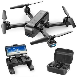 Contixo F22 1080p Wi-Fi Camera Foldable GPS Quadcopter Drone
