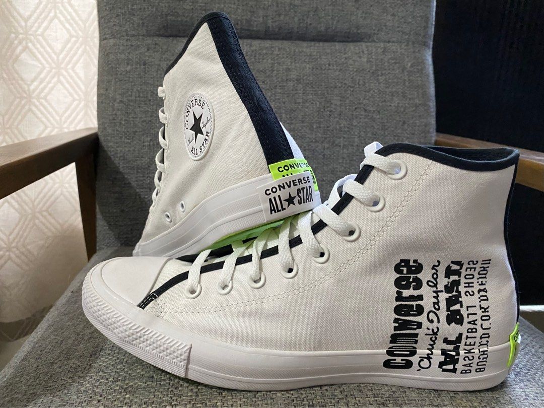 Converse Chuck Taylor All Star High Archival Logos Off White