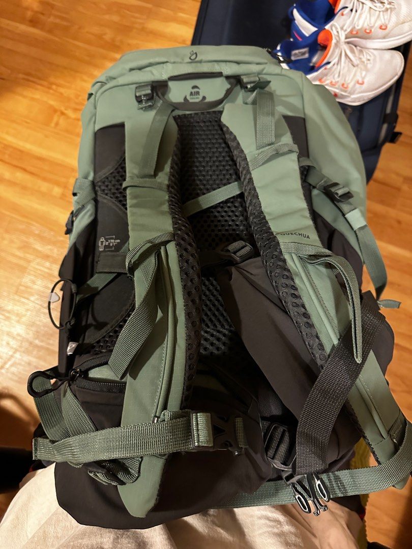 Decathlon hiking backpack 30L air cooling MH500, Men's Fashion, Bags, Backpacks on Carousell