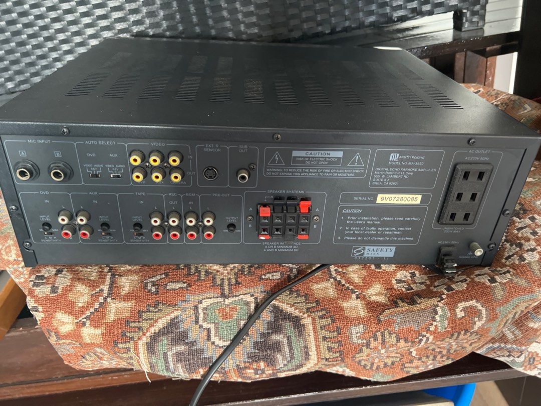 Digital Echo Karaoke Amplifier, TV & Home Appliances, TV