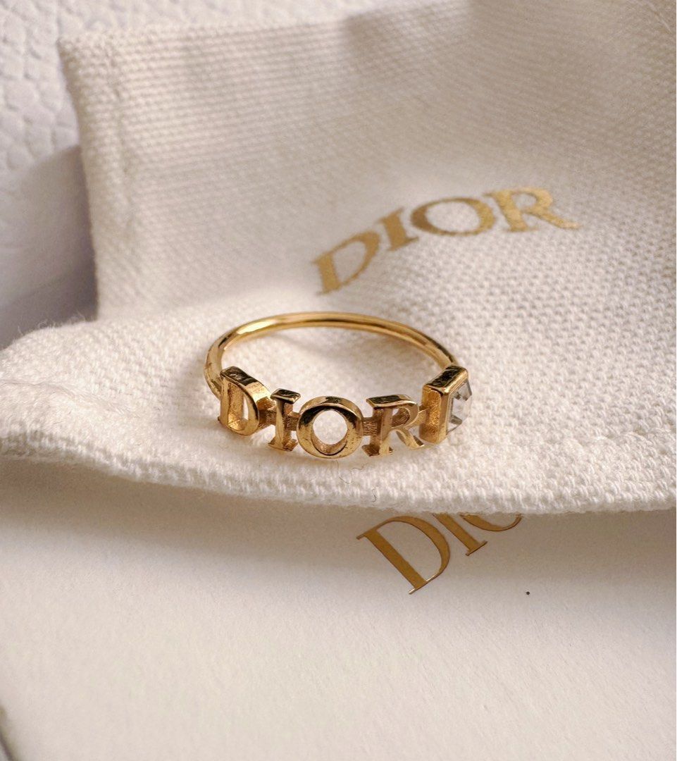 Dior gold ring shop