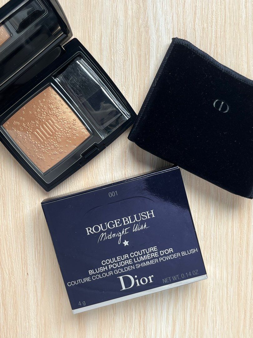 Dior rouge blush midnight wish couture colour golden shimmer powder blush