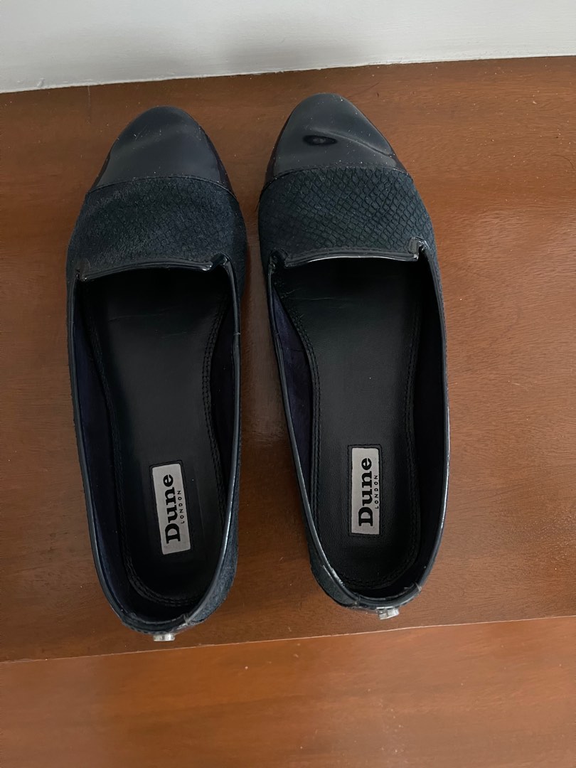 navy blue flat shoes womens