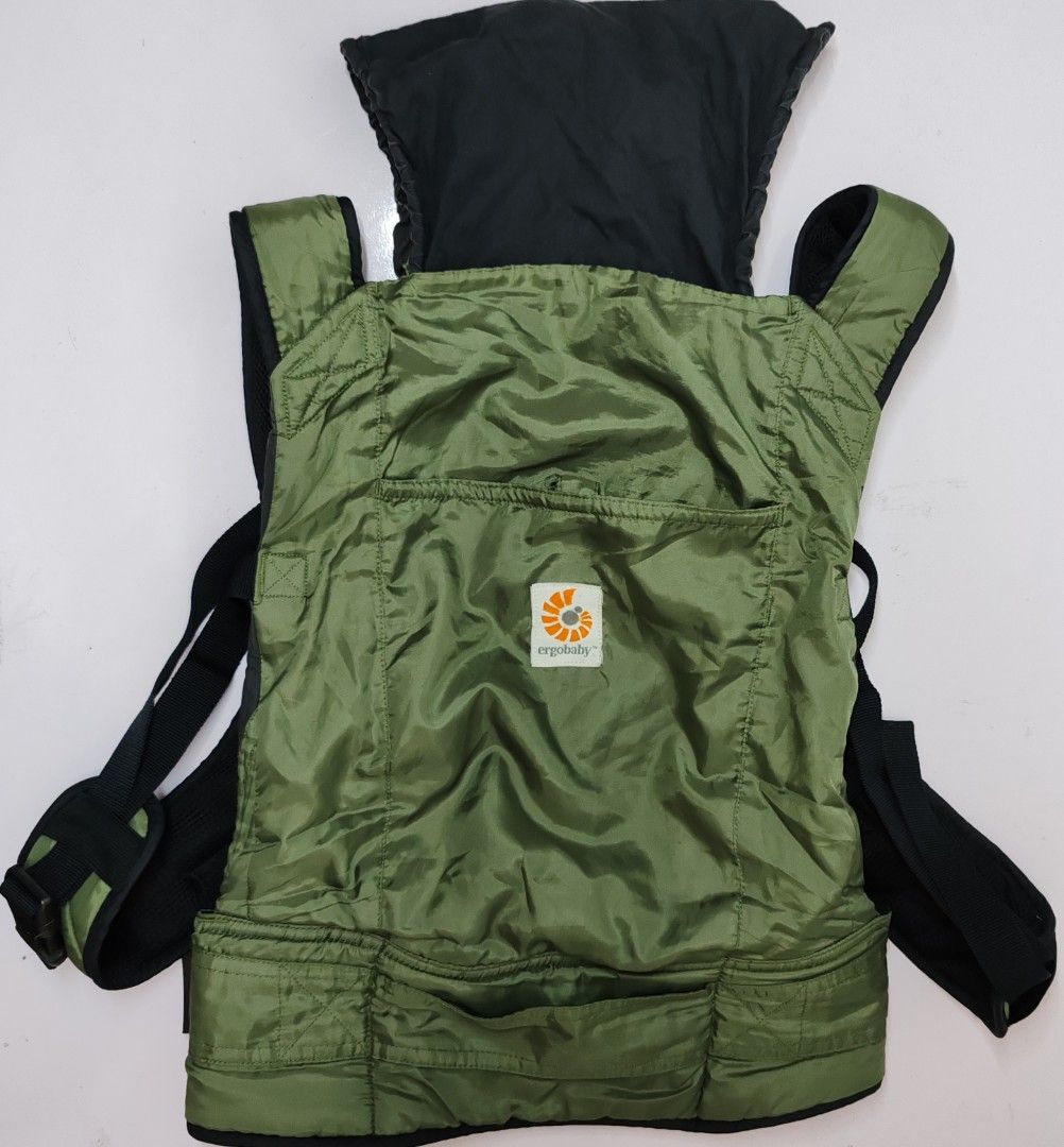 Ergobaby Travel Stowaway Baby Carrier Olive