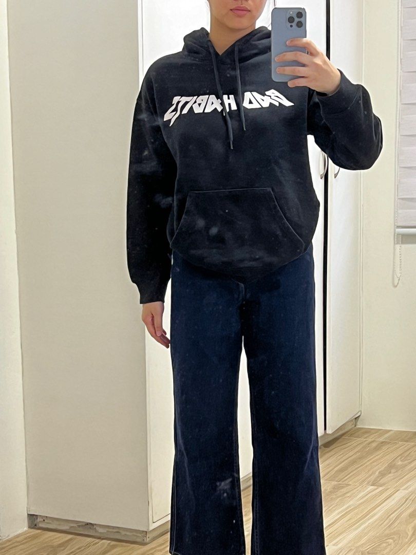 F21 BAD HABITS HOODIE Women s Fashion Coats Jackets and Outerwear on Carousell