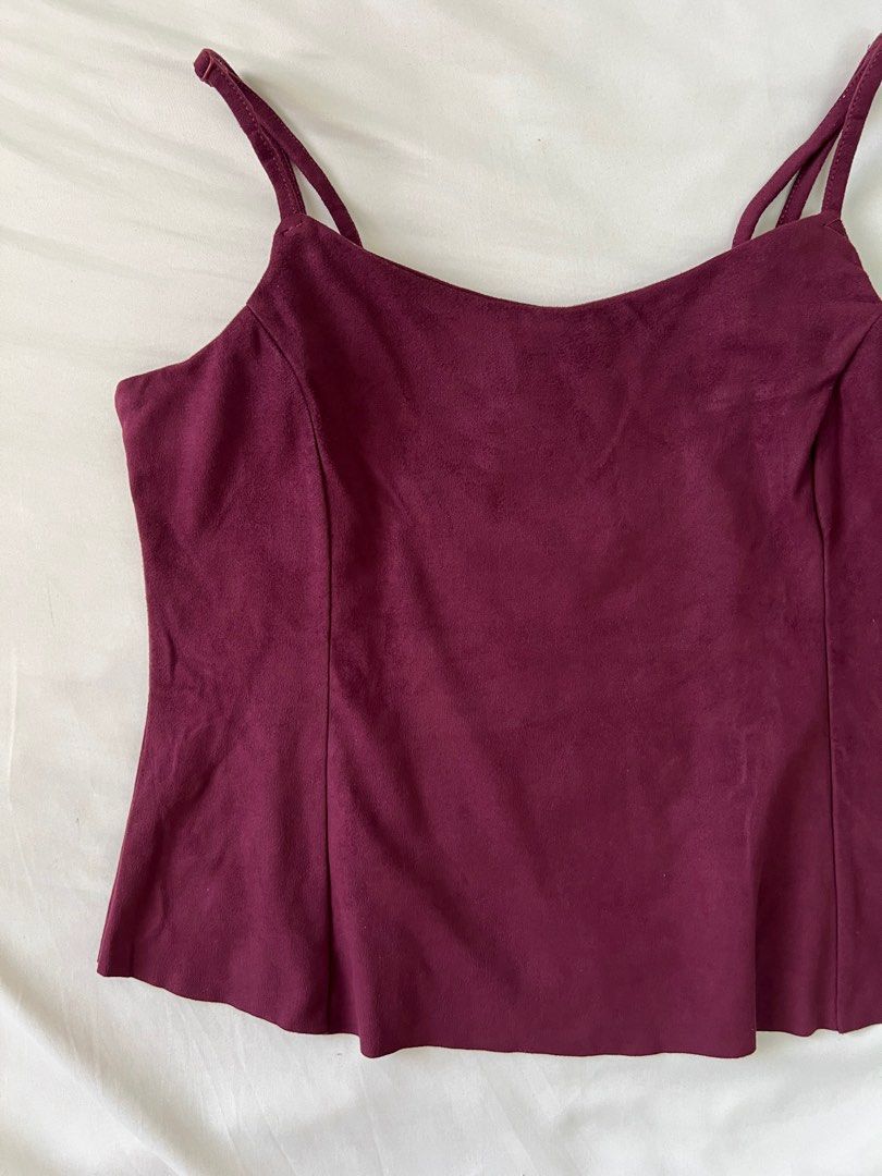 Maroon cami sales
