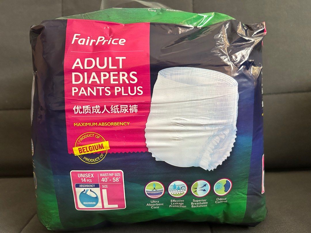 Fairprice Unisex Adult Diapers Pants Plus - M