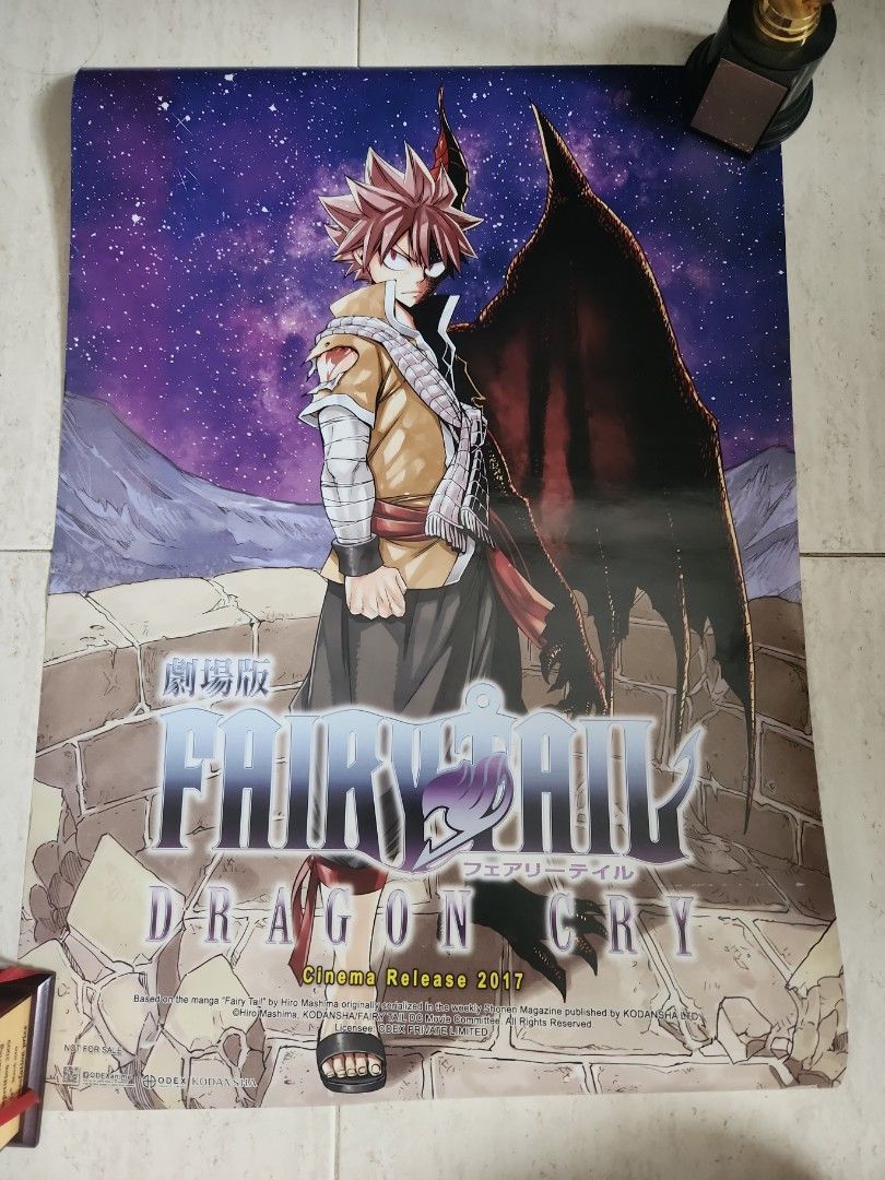 Fairytail Dragon Cry Movie Poster Hobbies Toys Memorabilia