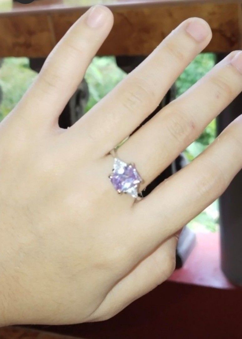FAS 925 LAVENDER RING Women s Fashion Jewelry Organizers Rings on Carousell