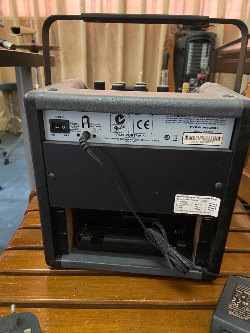Fender Passport Mini twochannel portable Portable Amplifier, Hobbies & Toys, Music & Media