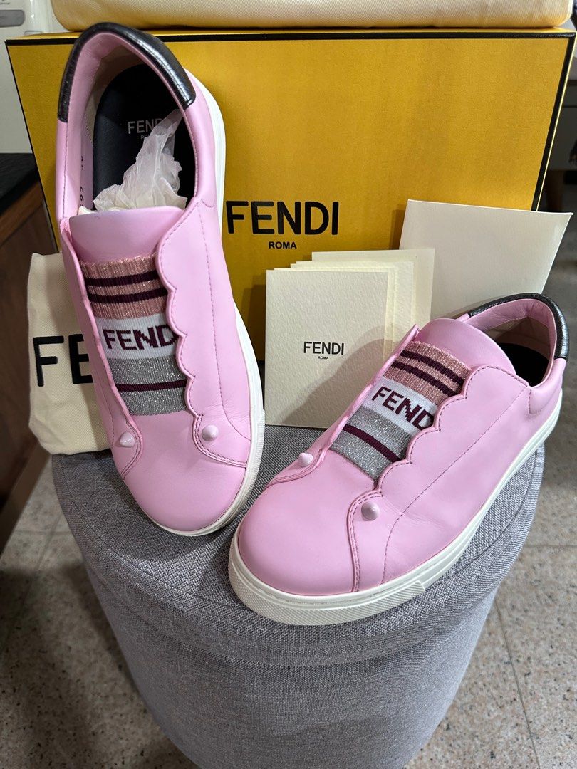 Fendi Rockoclick Slip On Sneaker