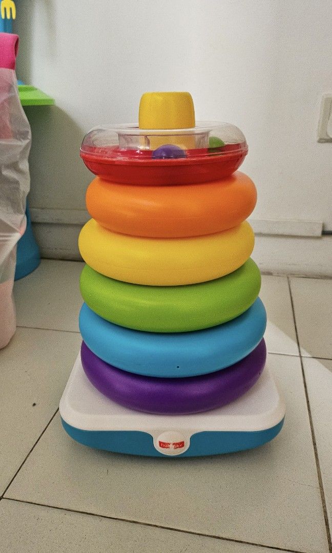 Fisher price large rainbow ring stacker Babies Kids Infant