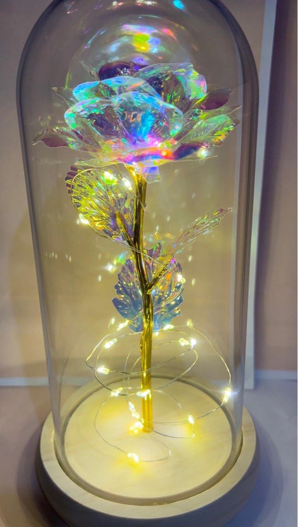 Glass discount with lights