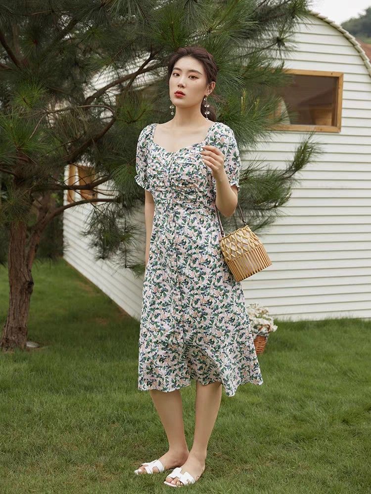 Retro flower new arrivals dress