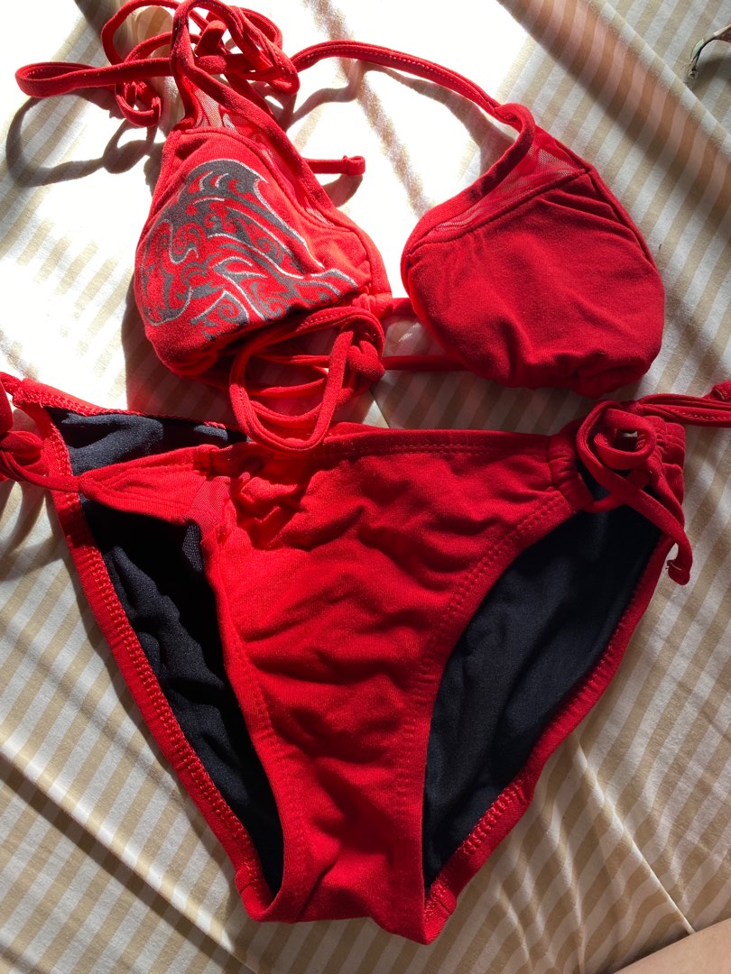 Freeway Red Freeway Red Bikini, Women's Fashion, Swimwear, Bikinis & Swimsuits on ...