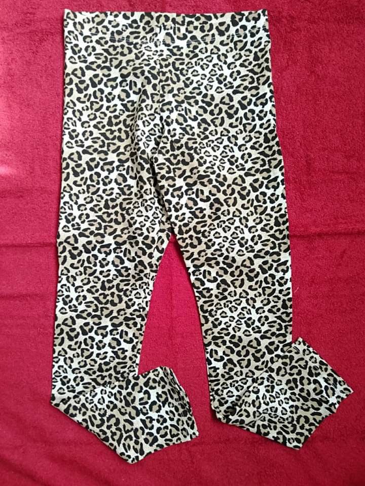 Buy Active Pink Leopard Print Leggings 14, Leggings