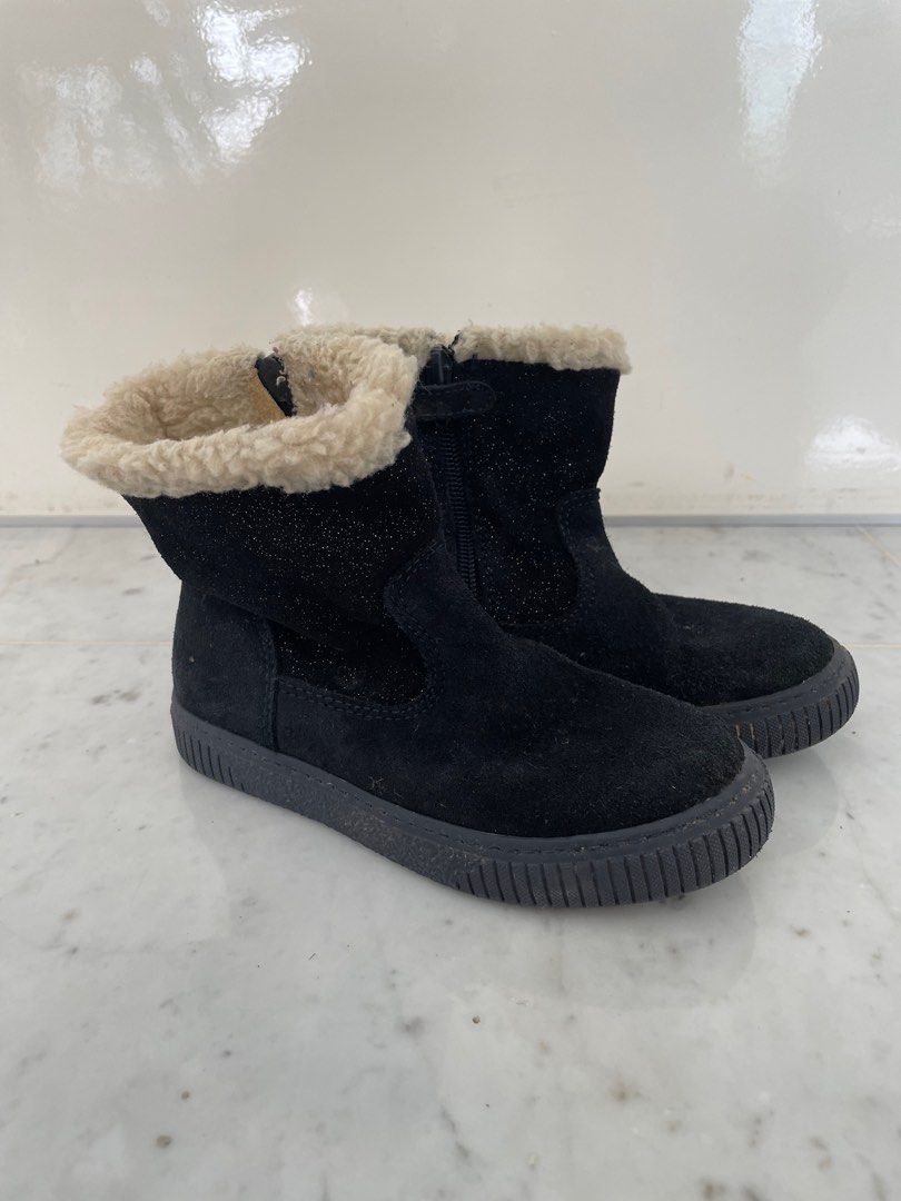 Girls navy deals boots