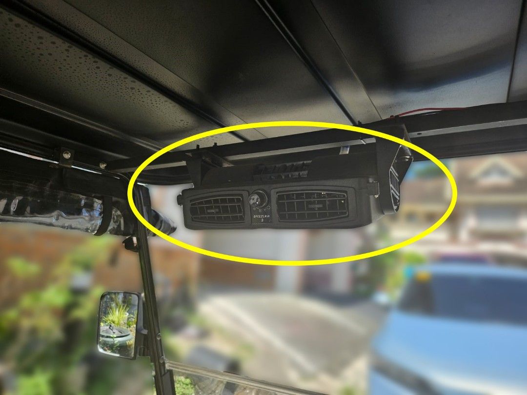 GOLF CART MOUNTED ELECTRIC FAN (Category: Golf) located in Quezon City. Submitted by cebcar (Listing ID 1279284631, Image 2). Description: 12V Golf Cart Electric Fan suitable for hot weather.