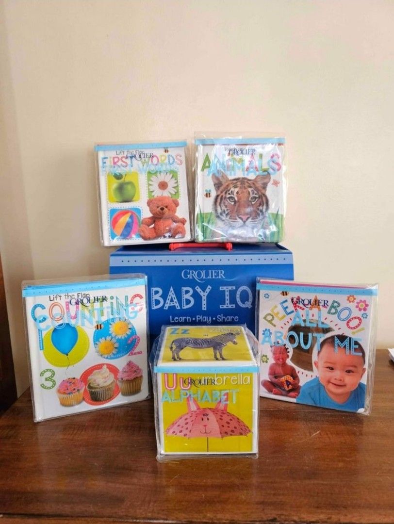 GROLIER Baby IQ Book Set (Category: Infant Playtime) located in Paranaque City. Submitted by babythings (Listing ID 1279231045, Image 1). Description: .