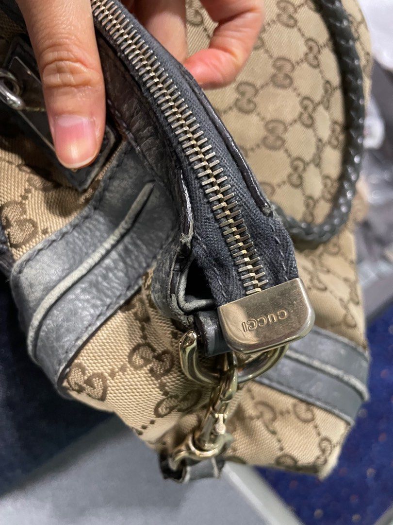 Damaged top gucci bag