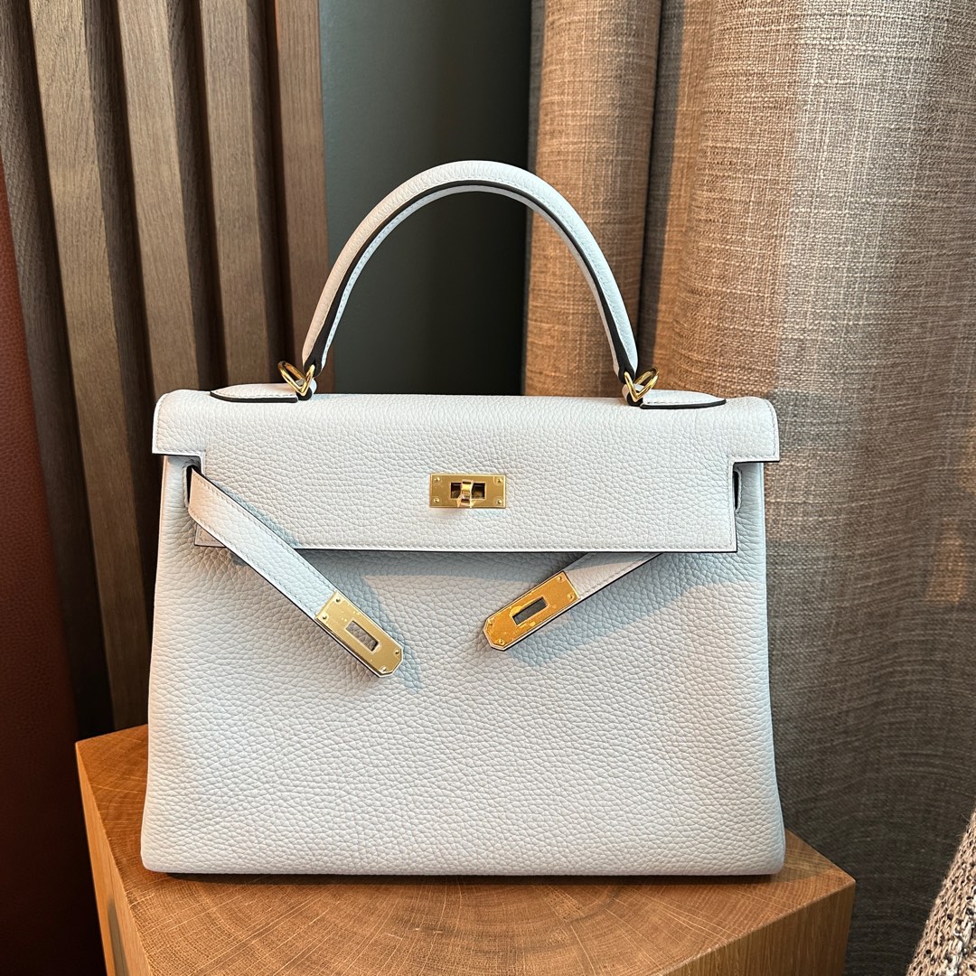 Hermes kelly bleu outlet