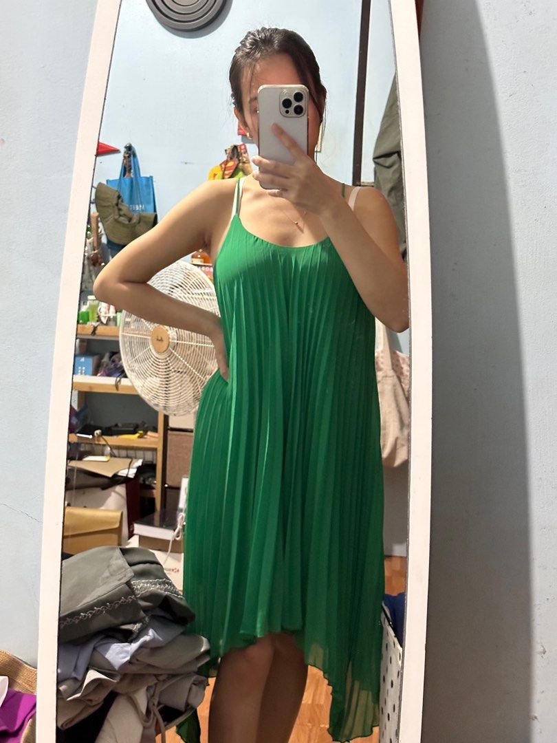 H and m swing dress top