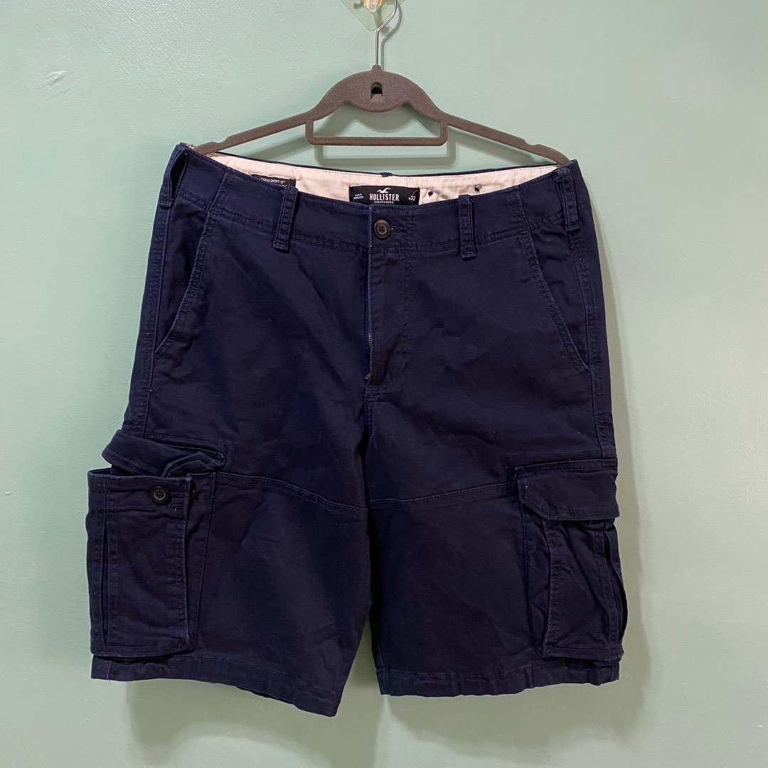 Cargo shorts hollister hot sale