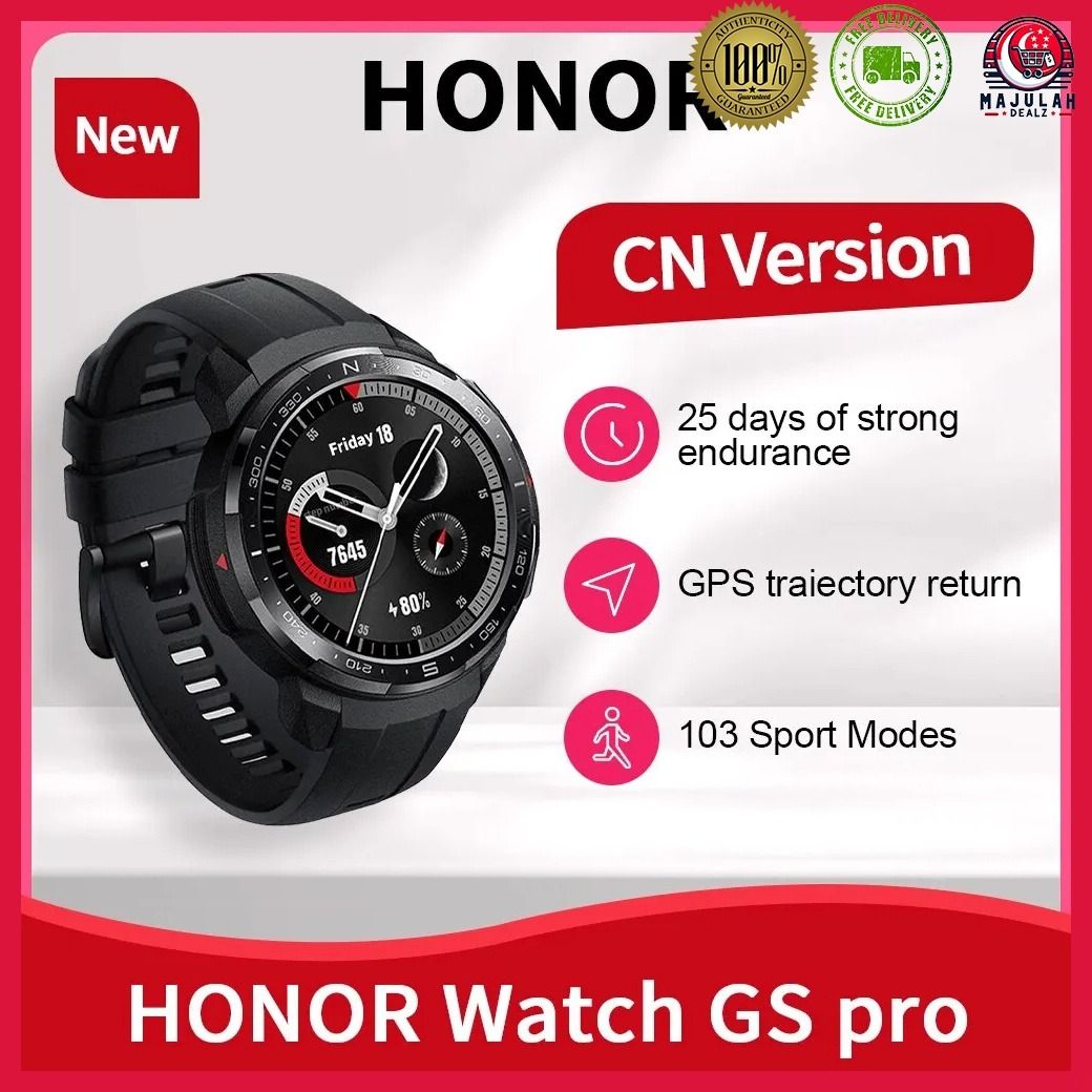 Honor Watch GS Pro Smartwatch 103 Sport Modes FREE DELIVERY FIXED PRICE