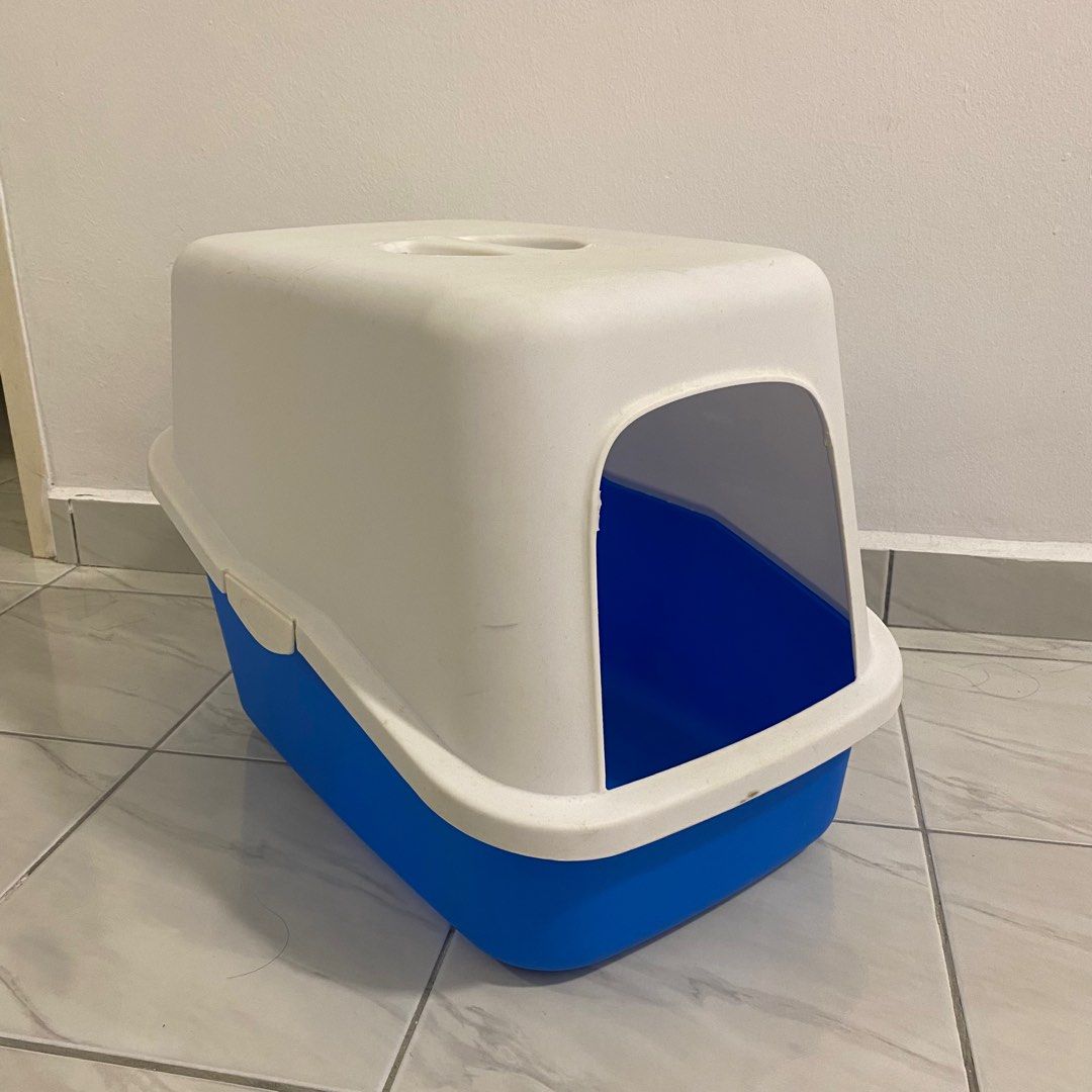 Hooded Cat Litter Box Extra Large Tandas Kucing Pet Supplies