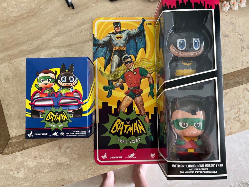 バットマンLABUBU＆ロビンYAYA（ザ・モンスターズ by カシン・ロン