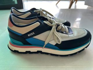 Mens boss trainers sale on sale