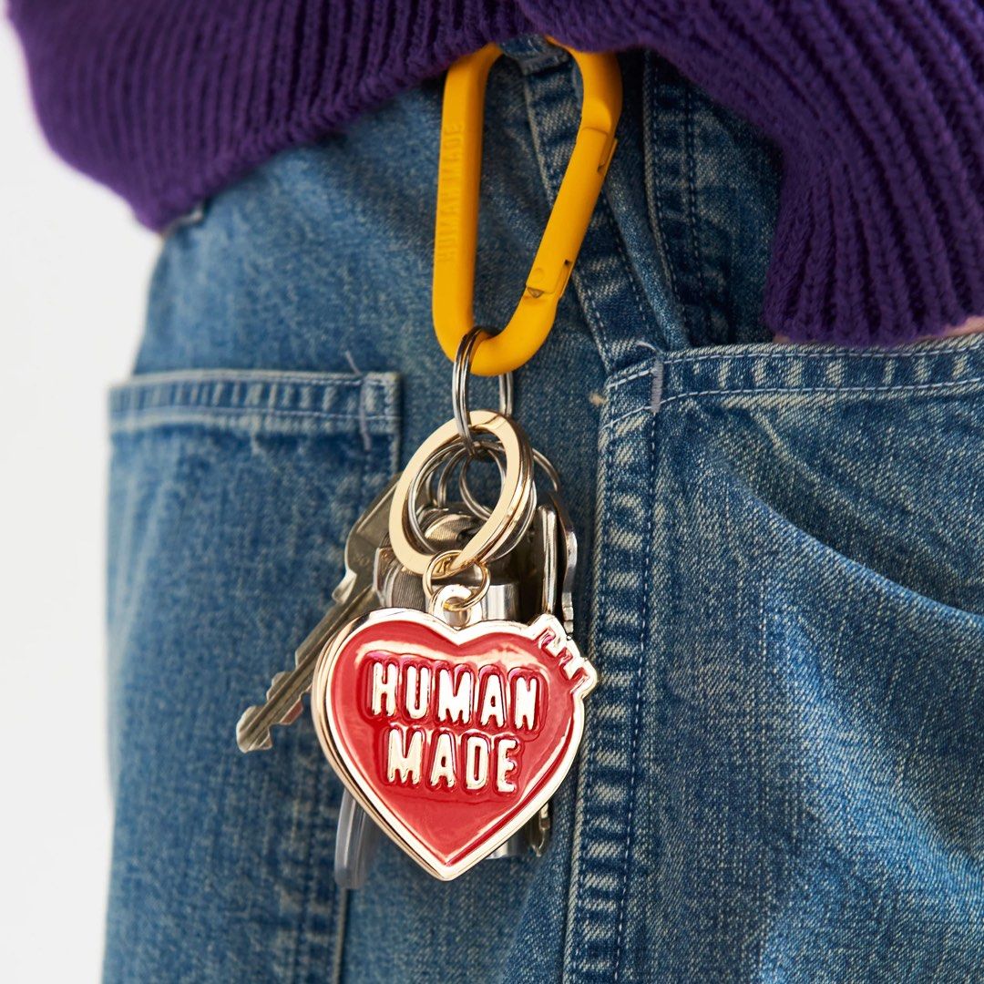 アクセサリー HUMAN MADE HEART CARABINER Buy Human Made Heart Carabiner In Aluminum Red | SASOM