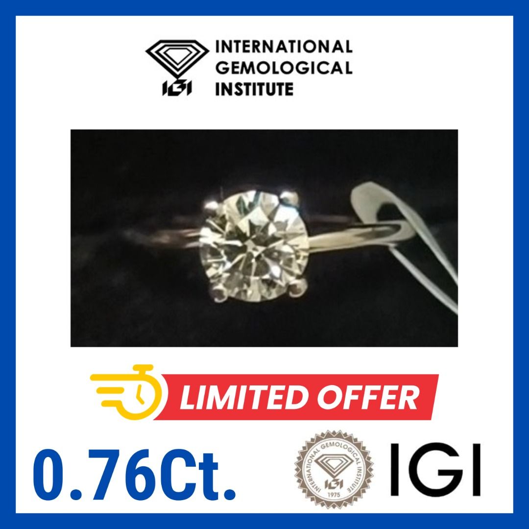 Certified solitaire deals diamond rings