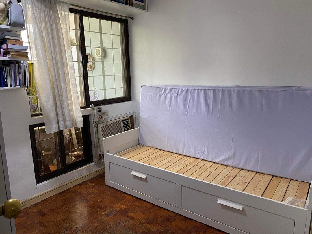 Ikea Brimnes Daybed / Bed, Furniture & Home Living, Furniture, Bed