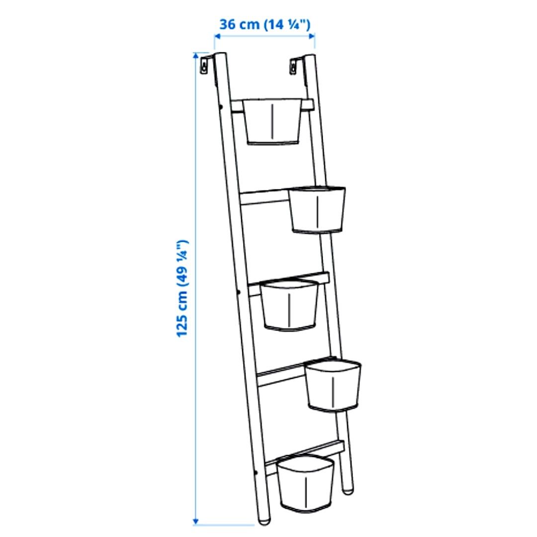 Ikea Satsuma Ladder Plant stand, Furniture & Home Living, Gardening, Pots & Planters on Carousell