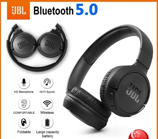 JBL Wireless Bluetooth Headphone On-ear Active Noise Cancelling Headphones With Microphone-up Bass Student Headphones63059787031681110
