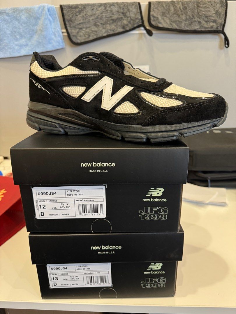 Joe Freshgoods x New Balance 990v4 Black White U990JS4 熊貓panda