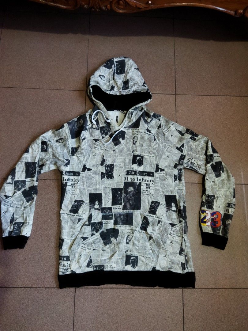 Jordan newspaper hoodie on sale