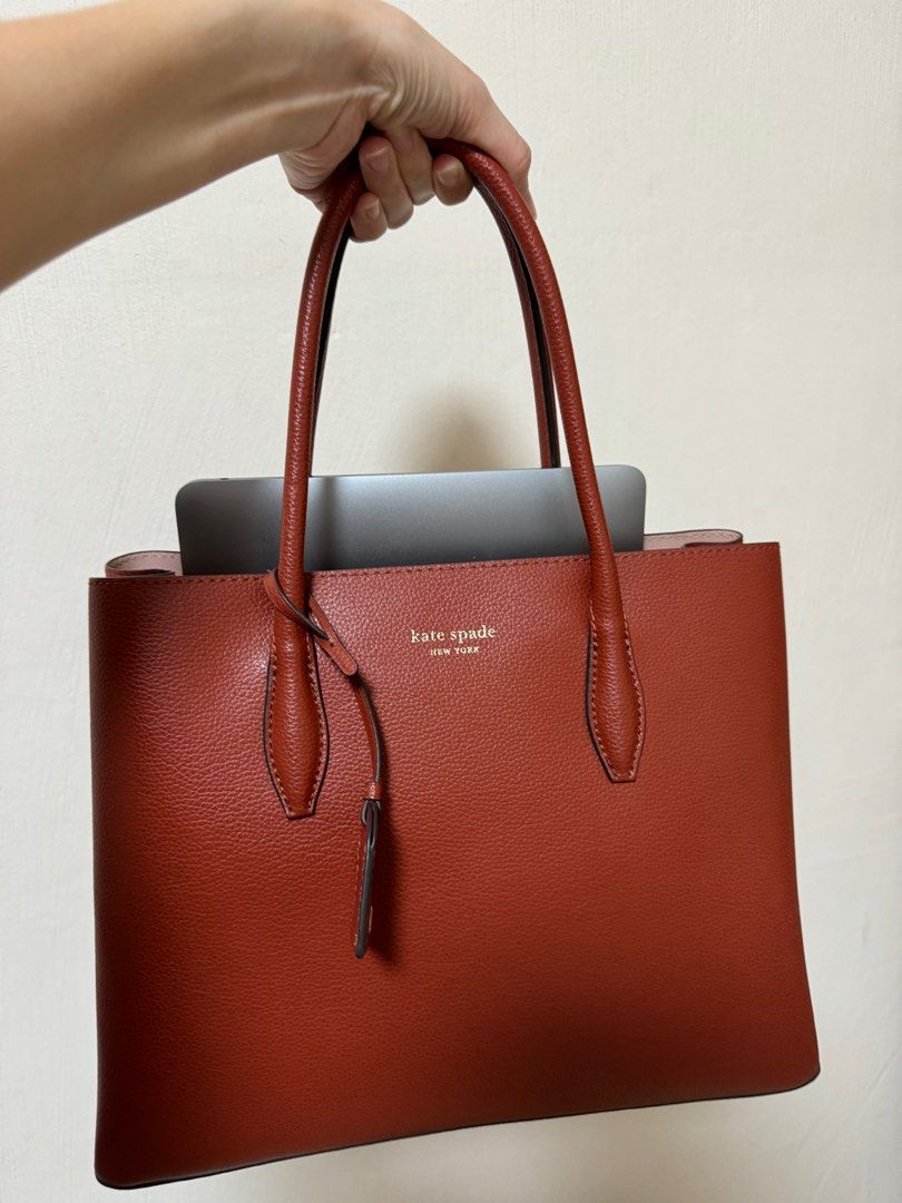 Kate Spade Eva Medium Satchel in Chestnut Butter Luxury Bags