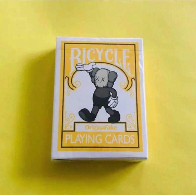 Kaws Original Fake X Bicycle poker cards