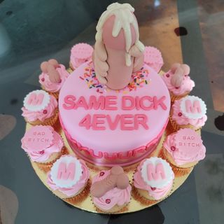 Kinky Bachelorette Bridal Shower Cakes, Cupcake & Sugar Cookies