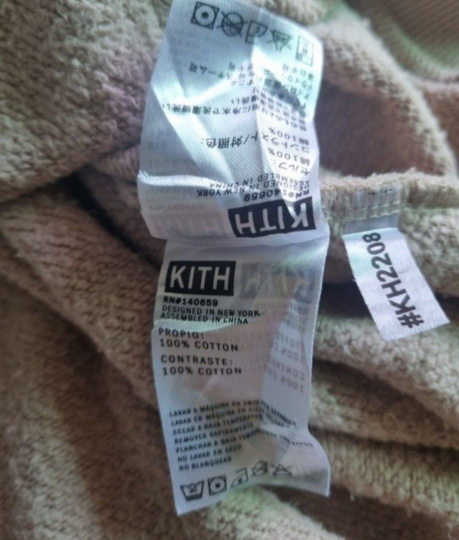 Kith Strike Through Box Logo Williams Men s Fashion Tops Sets Hoodies on Carousell