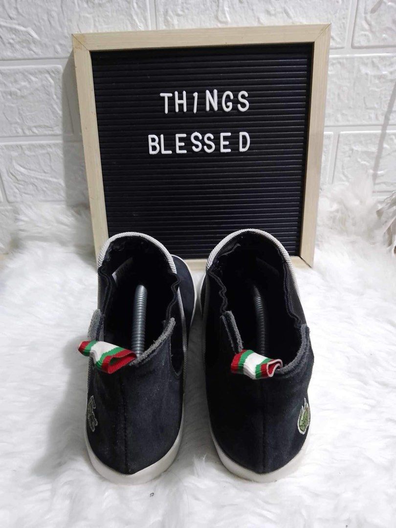 Lacoste (Category: Sneakers & Footwear) located in Mati. Submitted by michjake1009 (Listing ID 1279424399, Image 3). Description: In very good condition Gamuza.