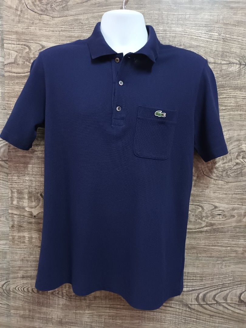 Lacoste pocket polo clearance