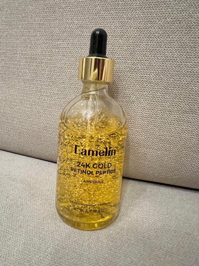 Lamelin 24K Gold Retinol Peptide Ampoule, Beauty & Personal Care