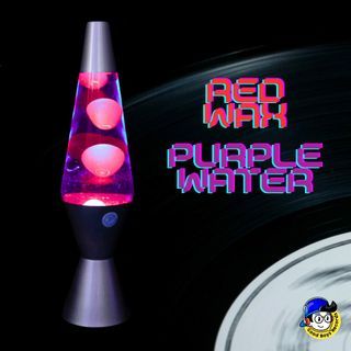 Lava Lamp (Red Wax Purple Water) BEST SELLER!