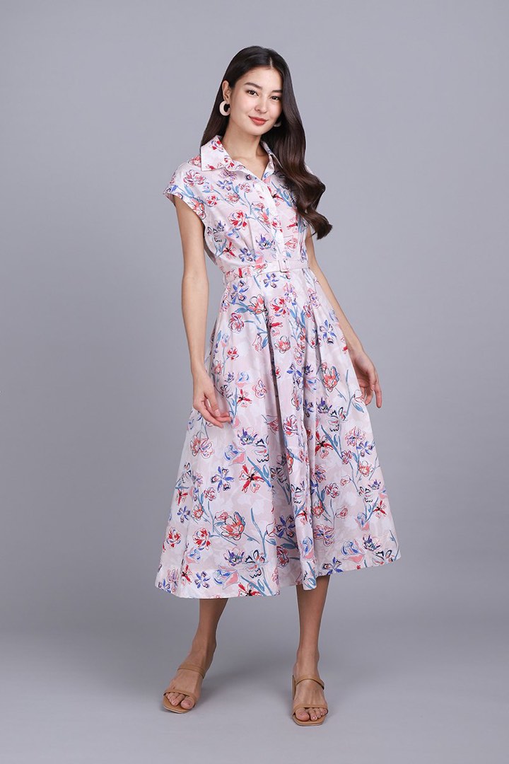 LILYPIRATES NORA DRESS IN PINK FLORALS, Women's Fashion, Dresses & Sets,  Dresses on Carousell