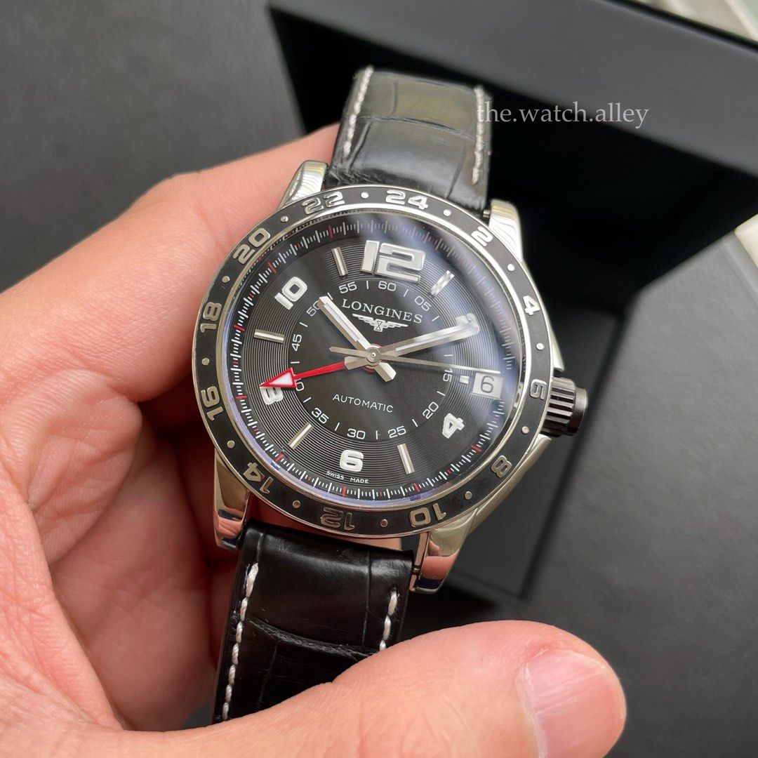 Longines Admiral Black GMT Automatic