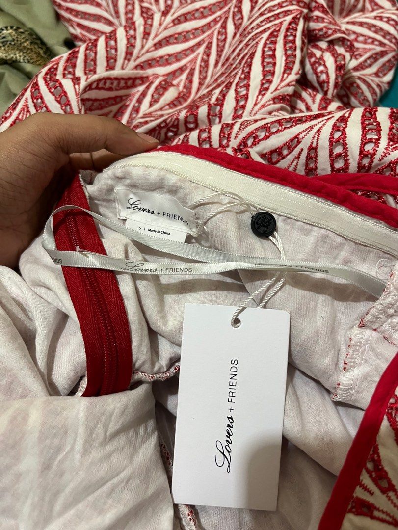 Lovers and Friends Flint Jumpsuit in Red