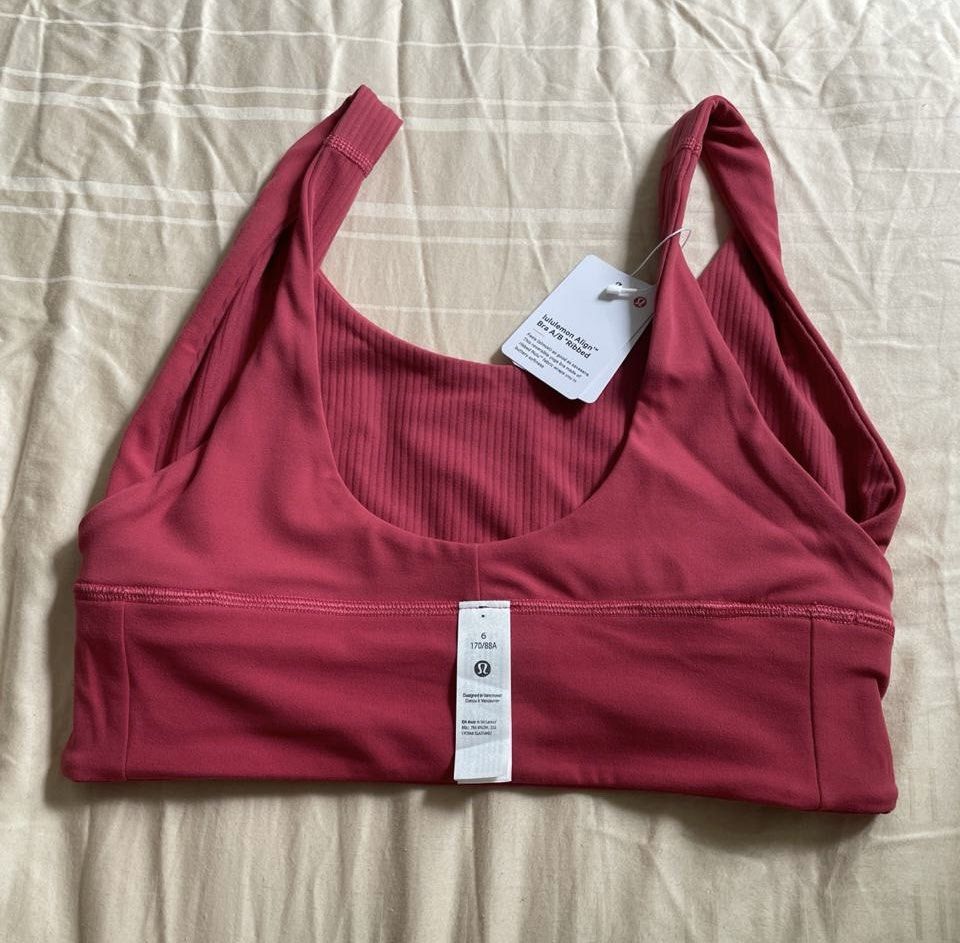 Lululemon Align Asymmetrical Bra, Women's Fashion, Activewear on Carousell